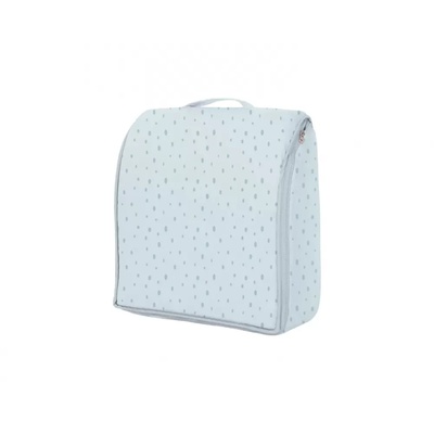 KikkaBoo Мемори преносимо легло-раница 2в1 Dots Blue - KikkaBoo