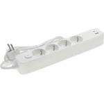 VITO РАЗКЛОНИТЕЛ 4 ГНЕЗДА usb a+c 3m БЯЛ С КЛЮЧ vito (6972538041043)