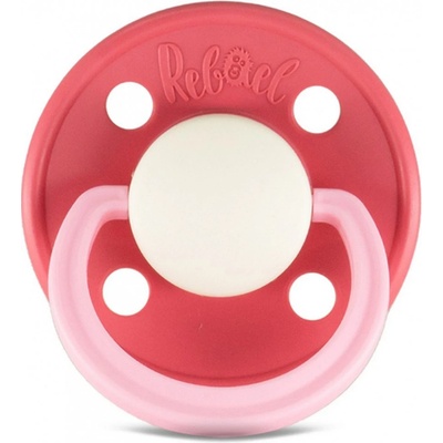 Rebael dudlík přírodní kaučuk 1 ks Hot Pearly Flamingo
