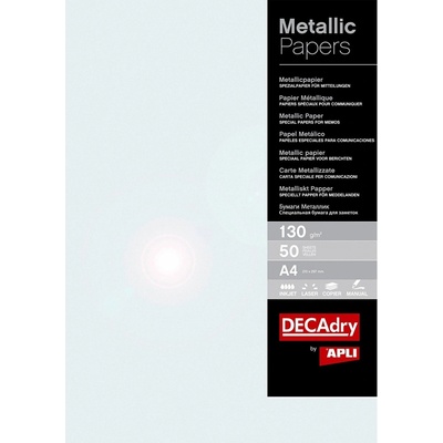 Papír metalický Apli, A4, 130g, perleťový