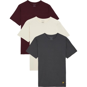 Image 1 of Lyle and Scott Тениска Lyle and Scott Men's Regular Fit Pack T-Shirt - Gre/Cov/BurX259