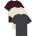 Lyle and Scott Тениска Lyle and Scott Men's Regular Fit Pack T-Shirt - Gre/Cov/BurX259