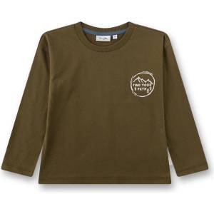 Sanetta Детска блуза с дълъг ръкав Sanetta Kid's Shirt 12303 Longsleeve - Dark Olive - размер 128 (EU) (704-5339-0117)