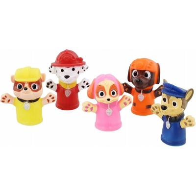 Teddies Tlapková patrola Maňásek prstový 5 ks