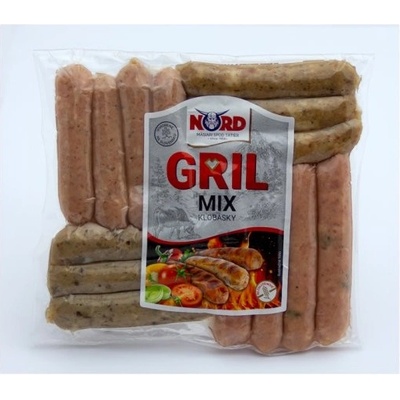 Nord Gril klobásky mix II 400 g