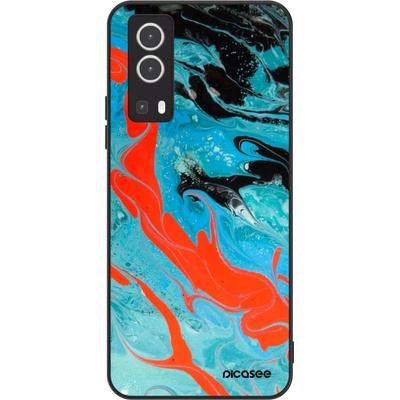 Pouzdro Picasee ULTIMATE CASE Vivo Y72 5G - Blue Magma