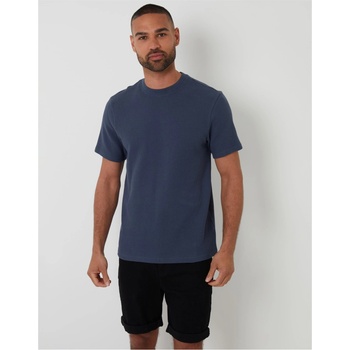 Image 1 of Threadbare Тениска Threadbare Men's Hayfield Regular Fit T-Shirt - Denim Blue