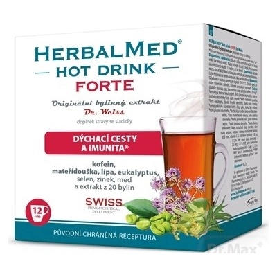 HERBALMED HotDrink FORTE Dr.Weis 12 ks