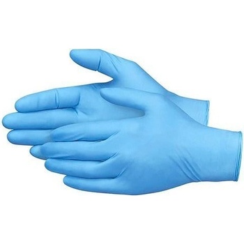 Maxter Jednorázové nitrilové rukavice modré 100 ks