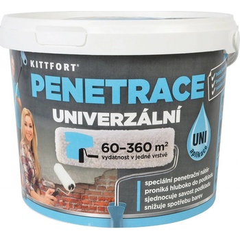 KITTFORT Disperzná penetrácia, mliečne biela, 3 kg PENETRACE UNIVERZÁLNÍ 3 KG