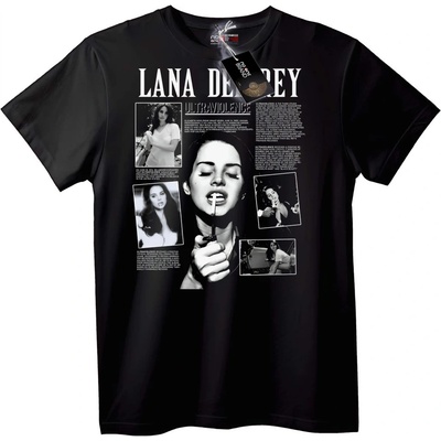 NOONEBRAND Тениска Lana Del Rey Ultraviolence - M, White