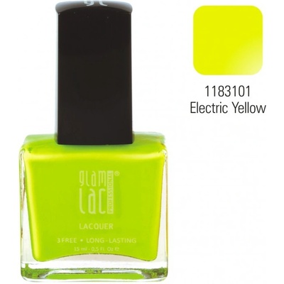 GlamLac Lak na nehty 11830101 Electric Yellow 15 ml
