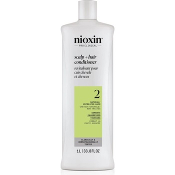 Nioxin System 2 Scalp + Hair Conditioner балсам срещу изтъняване на косата 1000ml