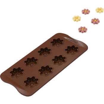 Silikomart Форма за шоколадови бонбони Silikomart Choco Flower силиконова (22.163.77.0265)