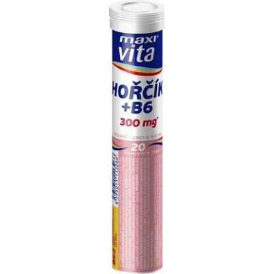 MaxiVita Horčík 300 mg 20 šumivých tabliet