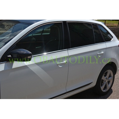 Škoda Rapid Spaceback-Nerez chromové okenní lišty RPDSB-WND-TRM – Sleviste.cz