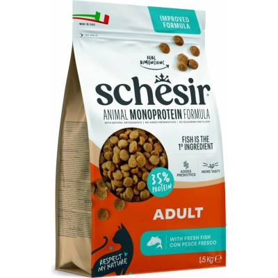 Schesir Cat Adult Animal Monoprotein Formula Čerstvé morské ryby 1,5 kg