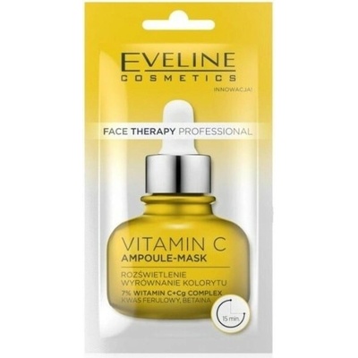 Eveline Vitamínová maska s vitamínom C pre prirodzené rozjasnenie pleti 8 ml
