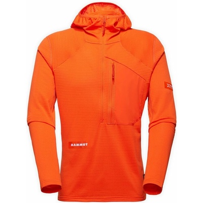 Mammut Eiger Nordwand Advanced FL Half Zip Hoodie mikina Eiger oranžová