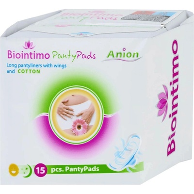 Biointimo aniónové vložky intimky s krídelkami 15 ks