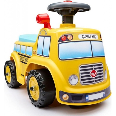 FALK Car Školský autobus žltý s klaksónom od 1 roku veku