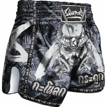 8 Weapons Muay Thai šortky Bone Island čierne