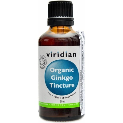 Viridian Ginkgo Biloba Tincture Organic 50 ml