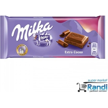 Milka Шоколад Milka натурален extra cocoa 90гр