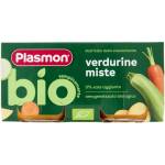 PLASMON Био пюре Plasmon - Микс зеленчуци, 6 м+, 2 х 80 g (3301) - baby