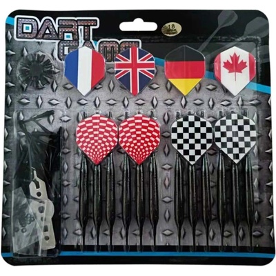 MASTER Black Plated Brass 12ks softip 18g set