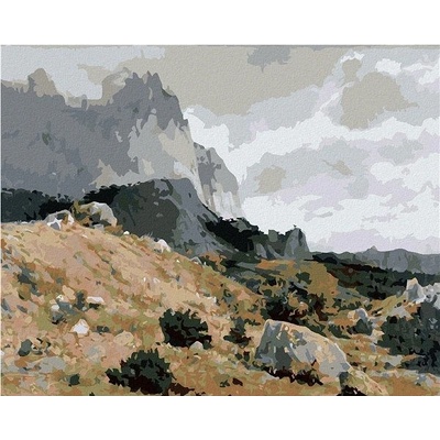 zuty Malování Podle Čísel Skalnatá Krajina Ivan Shishkin 40 x 50 Cm Plátno