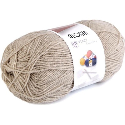Pletací příze Gloria 50 g Varianta: 7 (51220) béžová, Balení: 1 ks 43209/84236/197576