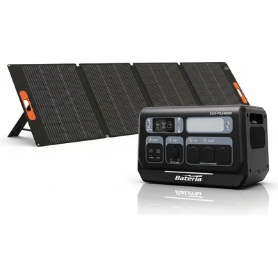 BATERIA solární sestava 200 Wp 2048 Wh 2400 W BAT-HESS-2MG-V2-FVS počet solárních panelů 2