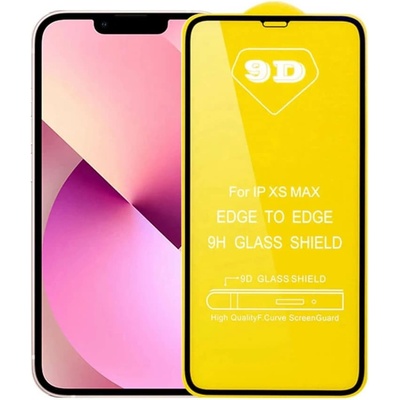 PREMIUM Протектор от закалено стъкло /Tempered Glass/ за Apple iPhone 13 mini, Premium Full Glue 9D Edge to Edge Tempered Glass, черен (57639)