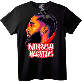 NOONEBRAND Тениска Nipsey Hustle - 5XL, Black