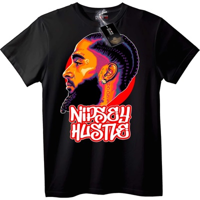 NOONEBRAND Тениска Nipsey Hustle - 5XL, Black