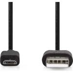 Nedis CCGL60500BK20 USB 2.0 USB-A щепсел - USB Micro-B щепсел 11 W 480 Mbps, 2 м (CCGL60500BK20)