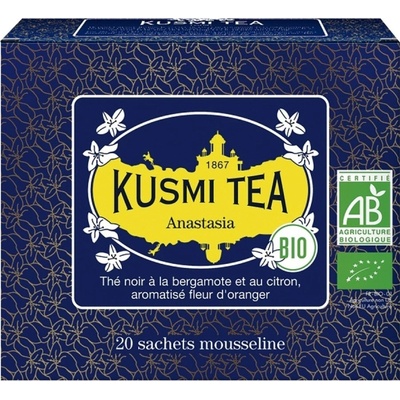 Kusmi Tea Organic Anastasia 20 mušelínových sáčků 40 g