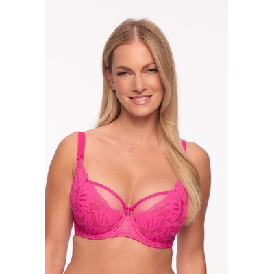 Gaia Красив полуподплатен сутиен в циклама KETO 1134EH-78969-Fuksja - Циклама, размер 85F