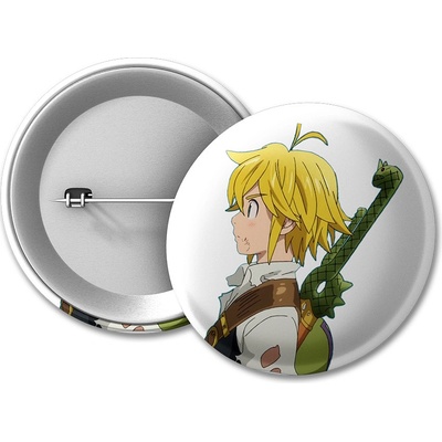 Nanatsu no Taizai placka Meliodas 50 mm