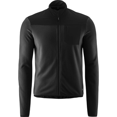 Gonso Мъжка фланелка с дълъг ръкав за колоездене Gonso Adventure Jersey Fleece Cycling jersey - Black - размер M (056-3783-0112)
