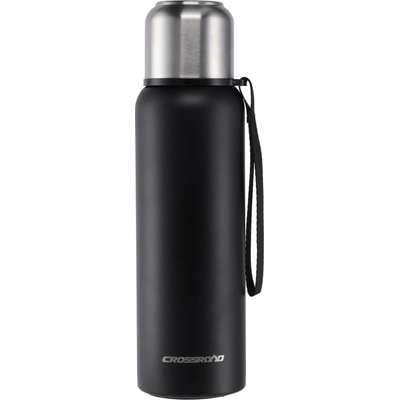 Crossroad Termoska THERA 750 ml čierna strieborná