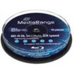 MediaRange BD R Dual Layer 50GB 6x 10 броя (шпиндел)