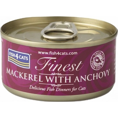 Fish4Cats Finest makrela s ančovičkami 70 g