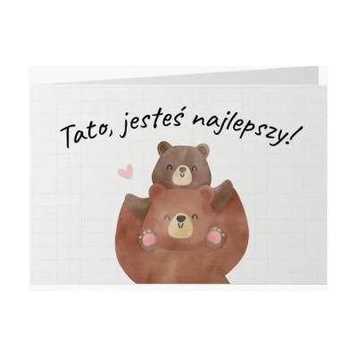 Fotopřání Tatínek medvěd, 15x10 cm - 337783
