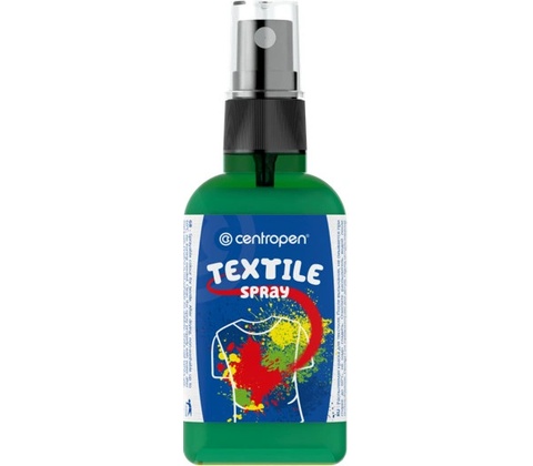 Centropen Barva na textil ve spreji 110 ml zelená