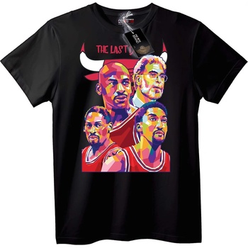 NOONEBRAND Тениска Последните Легенди на Bulls - 7XL, Black
