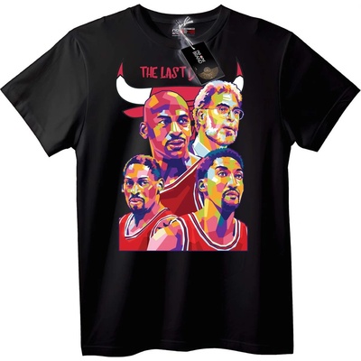 NOONEBRAND Тениска Последните Легенди на Bulls - 7XL, Black
