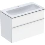 Geberit iCon - Шкаф с мивка, 90x48x63 cm, 2 чекмеджета, гланцово бяло 502.337. 01.1 (502.337.01.1)