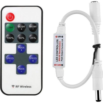 LED ovladač kabelový 12A, RF, 5.5x2.1mm